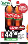 Coca Cola Original Soft Drink-For 2 x 2L