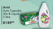 Ariel Auto Capsules 30s & Liquid 3L