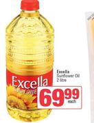 Excella Sunflower Oil-2Ltr 