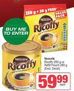 Nescafe Ricoffy 250g OR Refill Pouch 280g (Excl. Decaf)-Each