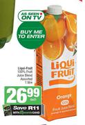 Liqui Fruit 100% Fruit Juice Blend Assorted-1L Each