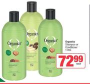 Organics Shampoo Or Conditioner-1L Each