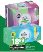 Lil-Lets Maxi Pads Single 8s/10s Or Panty Liners 20s-Each