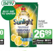 Sunlight Liquid Refill Pouch-750ml Each