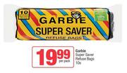 Garbie Super Saver Refuse Bags-10s Per Pack