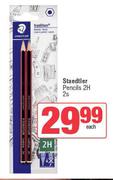 Staedtler Pencils 2H-2s Pack
