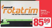 Mondi Rotatrim Paper A4 80g 500 Sheets-Each