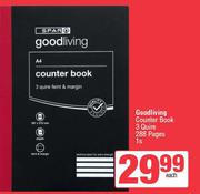 Spar Goodliving Counter Book 3 Quire (288 Pages)-Each