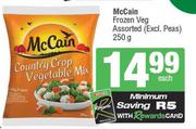 Mc Cain Frozen Veg Assorted (Excl. Peas)-250g Each