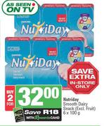 Nutriday Smooth Dairy Snack (Excl. Fruit) 6 x 100g-For 2