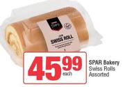Spar Bakery Swiss Rolls Assorted-Each