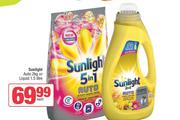 Sunlight Auto 2kg  or Liquid 1.5Ltr Each