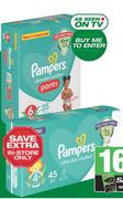 Pampers Active Baby Diapers Or Pants Value Pack Assorted Sizes (Excl. Premium)-Per Pack