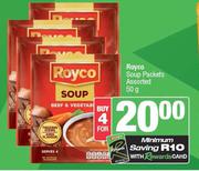 Royco Soup Packets Assorted-For 4 x 50g