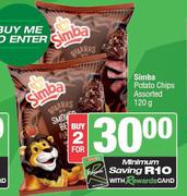   Simba Potato Chips Assorted-For 2 x 120g