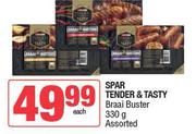 Spar Tender & Tasty Braai Buster Assorted-330g Each