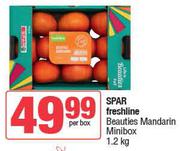 Spar Freshline Beauties Mandarin Minibox-1.2Kg Per Box