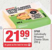 SPAR Individually Wrapped Cheese Slices - 200g