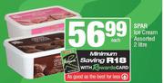 Spar Ice Cream Assorted-2Ltr Each