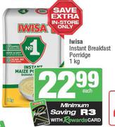 Iwisa Instant Breakfast Porridge-1kg
