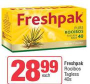 Freshpak Rooibos Tagless-40s Pack