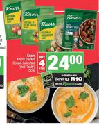 Knorr Packet Soups Assorted (Incl. Tasty)-For 4 x 50g
