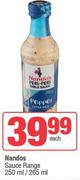 Nandos Sauce Range-250ml/265ml Each