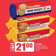Save Mor Lemon Creams Or Marie Biscuits-For 3 x 150g