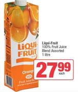 Liqui-Fruit 100% Fruit Juice Blend Assorted-1Ltr 