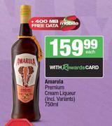 Amarula Premium Cream Liqueur-750ml Each