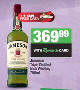 Jameson Triple Distilled Irish Whisky-750ml