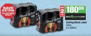 Carling Black Label Cans-For 2 x 6 x 500ml