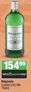 Belgravia London Dry Gin-750ml