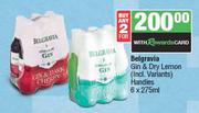 Belgravia Gin & Dry Lemon Handies-For 2 x 6 x 275ml