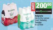 Belgravia Gin & Dry Lemon (Incl. variants) Handies-For Any 2 x 6 x 275ml
