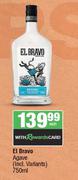 El Bravo Agave-750ml Each