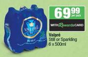 Valpre Still Or Sparkling-6 x 500ml Per Pack