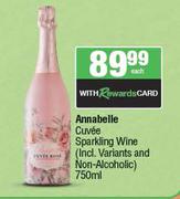 Annabelle Cuvee Sparkling Wine-750ml Each