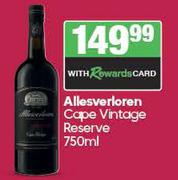Alleverloren Cape Vintage Reserve-750ml  