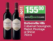 Durbanville Hills Cabernet Sauvignon, Merlot, Pinotage Or Shiraz-For 2 x 750ml