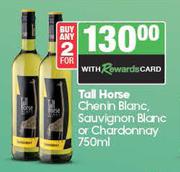 Tall Horse Chenin Blanc, Sauvignon Blanc Or Chardonnay-For 2 x 750ml