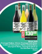 Bruce Jack Pinotage Malbec,Shiraz,Pinotage Daily Brew,Cabernet Sauvignon,Merlot-2 x 750ml