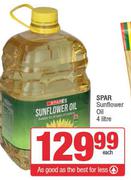 Spar Sunflower Oil-4Ltr