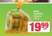 Spar Freshline Bananas-750g