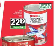 Spar Pilchards In Tomato Or Chilli Sauce-400g