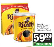 Nescafe Ricoffy Tin 250g Or Refill Puch 280g