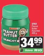 Spar Peanut Butter Assorted-400g