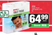 Spar Toilet Tissue 350 Sheets 2 Ply-9s