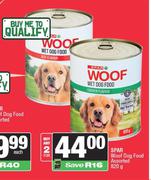 Spar Woof Dog Food Assorted-For 2 x 820g