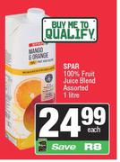 Spar 100% Fruit Juice Blend Assorted-1L